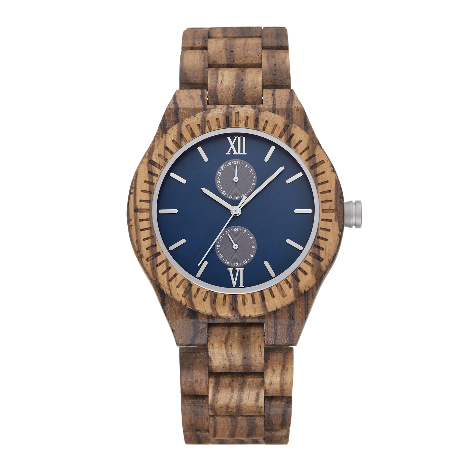 Smartwatch Imported Watches For Men - Erkekler için Çok Fonksiyonlu Ahşap Saat: