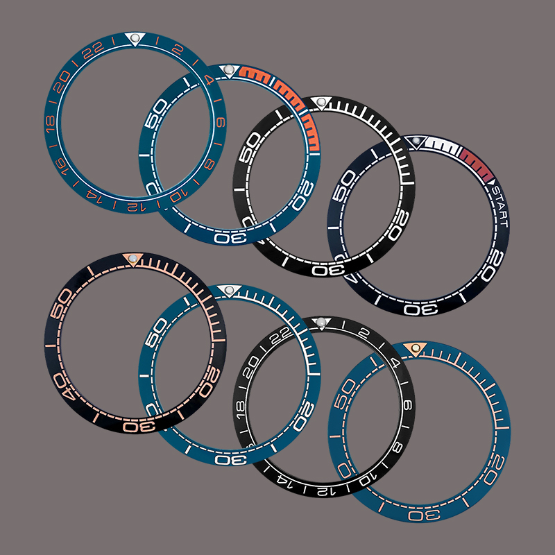 Watch Bezel Insert - 40.5mm x 32.7mm Kavisli Seramik Çerçeve