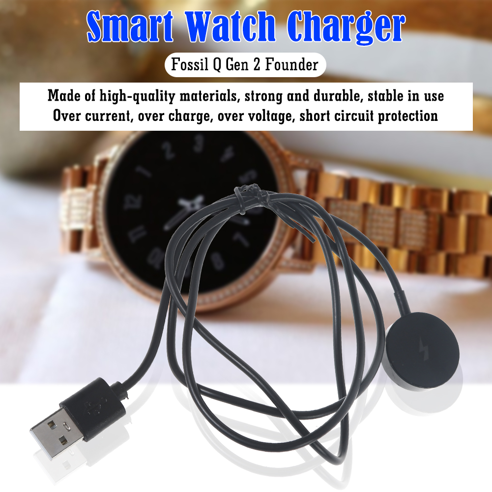 Fossil Watches Smartwatch Gen 3 - USB akıllı saat manyetik şarj cihazı