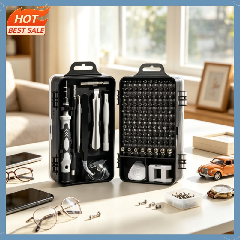 Watchmaker Screwdriver - 115'i 1 Arada Profesyonel Hassas Tornavida
