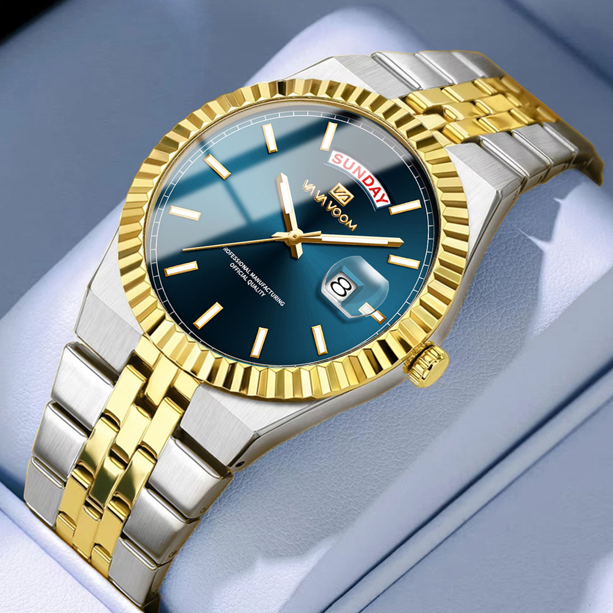 Smartwatch Sports Watches For Men - Erkekler Kuvars İzle Pilot Serisi 40mm