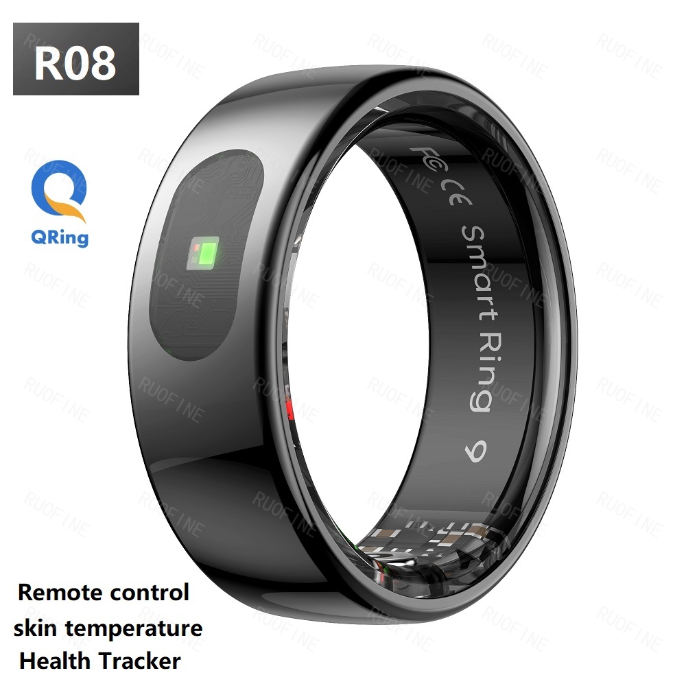 Smartwatch Sports Watches For Men - Yüzük R08 Qring Kadın Erkek Mesaj