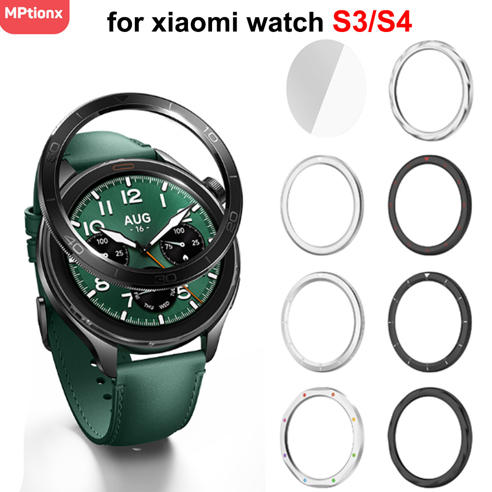 Watch Bezel Insert - Metal Çerçeve Halkası Xiaomi İzle S4/S3