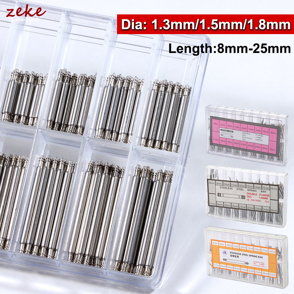 Spring Bar Tool - 1 takım çap 1.3mm/1.5mm/1.8mm paslanmaz çelik