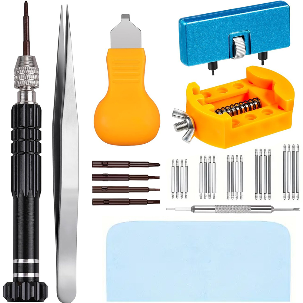 Watchmaker Screwdriver - 32 adet İzle pil değiştirme kiti