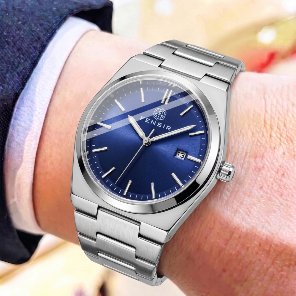 Smartwatch New Watches For Men - Punk Tarzı Erkek Saati, Yuvarlak Kuvars