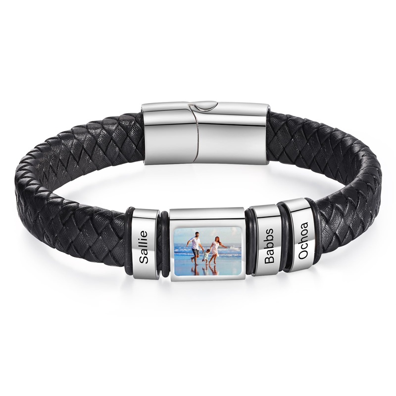 Smartwatch Sports Watches For Men - Erkekler için özel Fotoğraf Bilezik Kişiselleştirilmiş