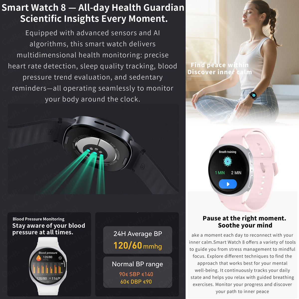 2026 Yeni Saatler 8 Mini GPS İ - Smartwatch Sports Watches For Women incelemesi ve fiyatı