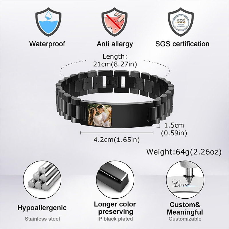 Özel Resim Metin Bilezik saat  - Smartwatch Sports Watches For Men incelemesi ve fiyatı