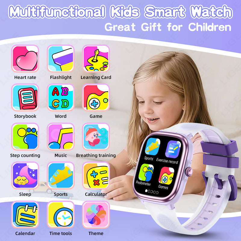 LIGE Çocuk Akıllı Saati 1.83 i - Smartwatch Watches For Kid Girl incelemesi ve fiyatı
