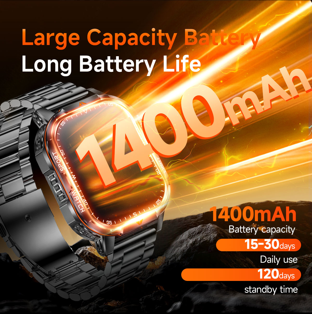 2026 Yeni 1400mAh Süper Büyük  - Smartwatch Sports Watches For Women incelemesi ve fiyatı