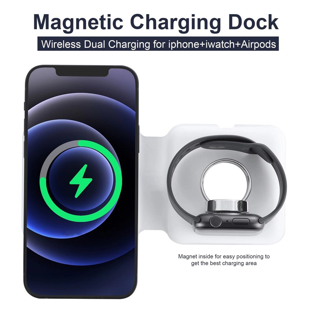 2IN1 Magsafe Duo manyetik kabl - Xwatch Smartwatch incelemesi ve fiyatı