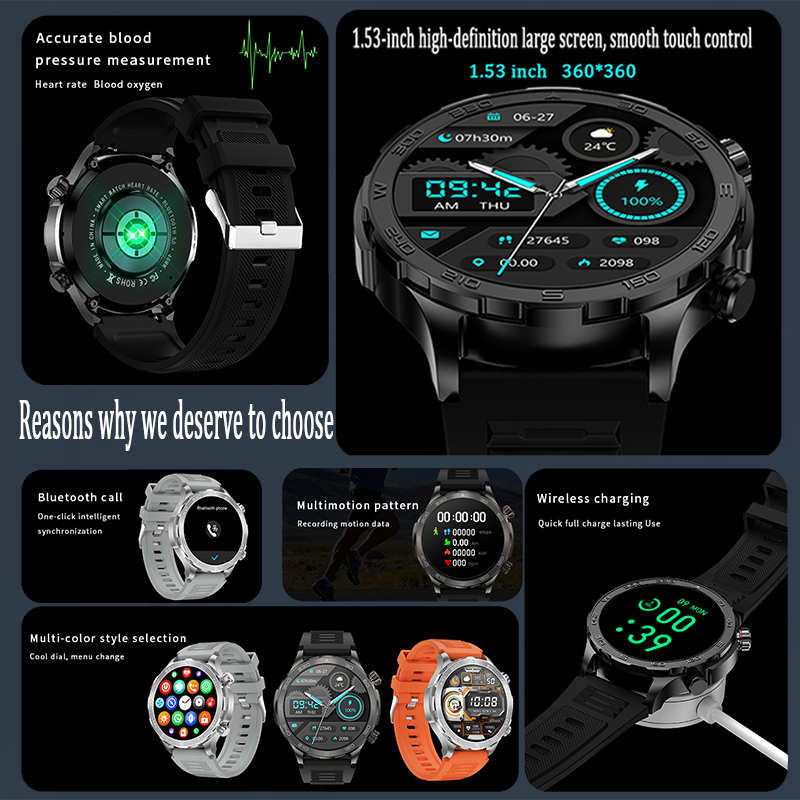 Yeni GPS Takipli Akıllı Saat E - Smartwatch New Watches For Men incelemesi ve fiyatı