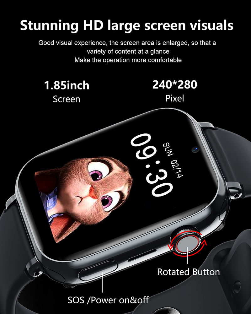 4G Akıllı Çocuk Saati LBS Konu - Smartwatch Watches Gift For Boys With Gps incelemesi ve fiyatı