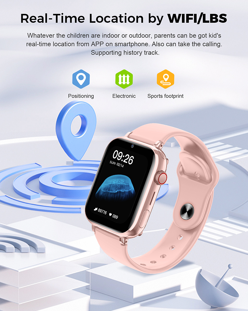 4G Akıllı Çocuk Saati LBS Konu - Smartwatch Watches Gift For Boys With Gps incelemesi ve fiyatı
