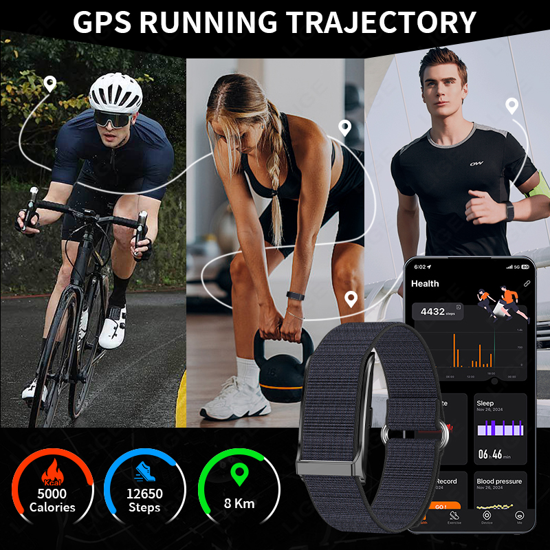 LIGE akıllı saat kalp hızı kan - Smartwatch Sports Watches For Women incelemesi ve fiyatı