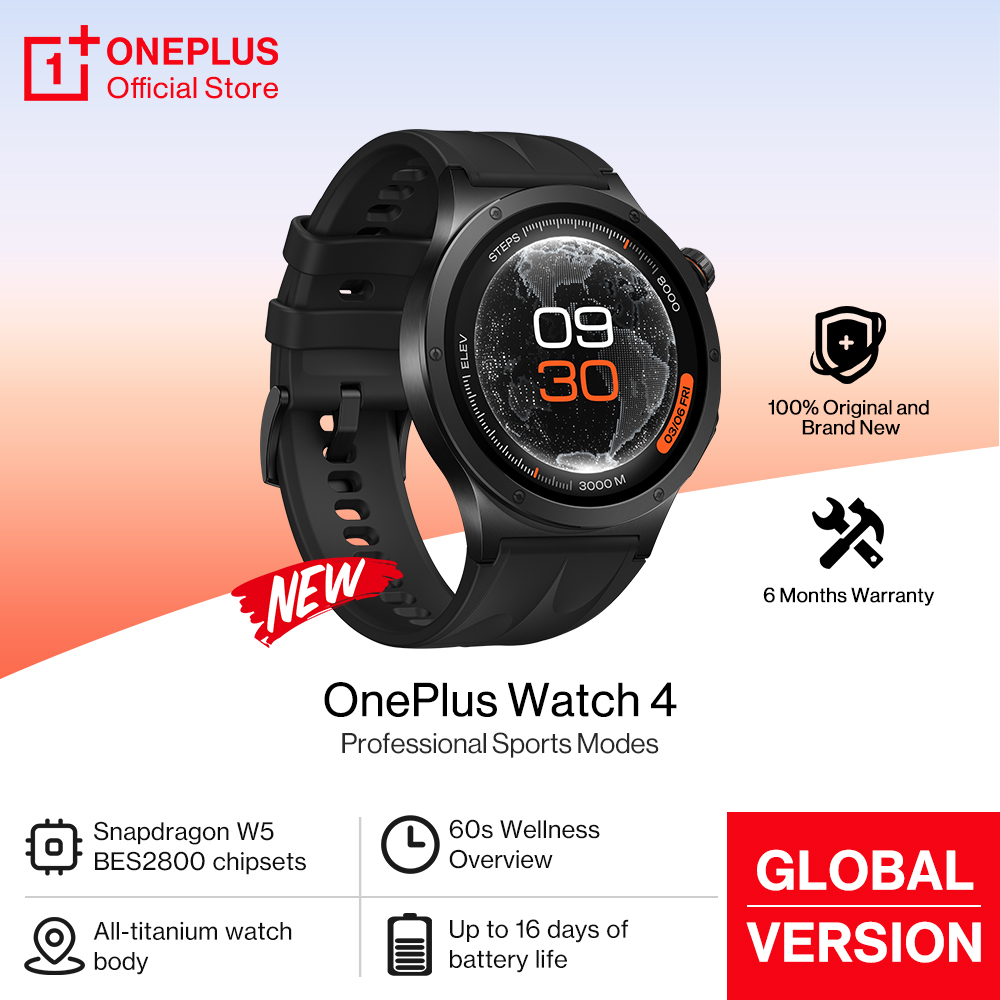Yepyeni OnePlus Watch 4 Global - Smartwatch Oneplus Watches incelemesi ve fiyatı
