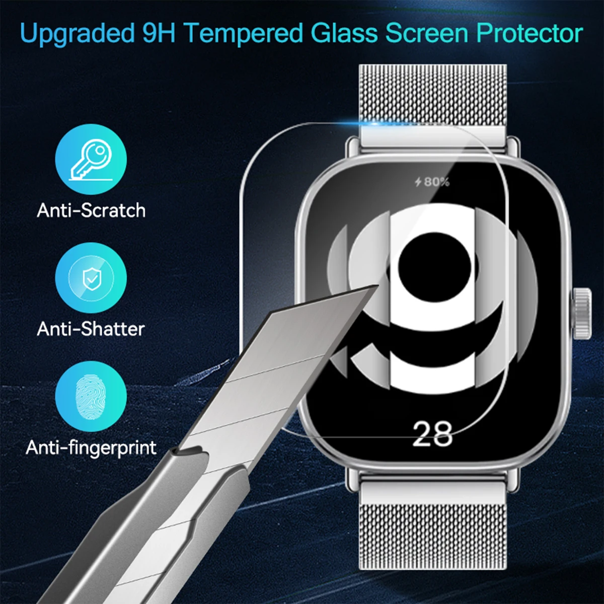 Temperli Cam Xiaomi Redmi için - Smartwatch Watches Xiaomi incelemesi ve fiyatı