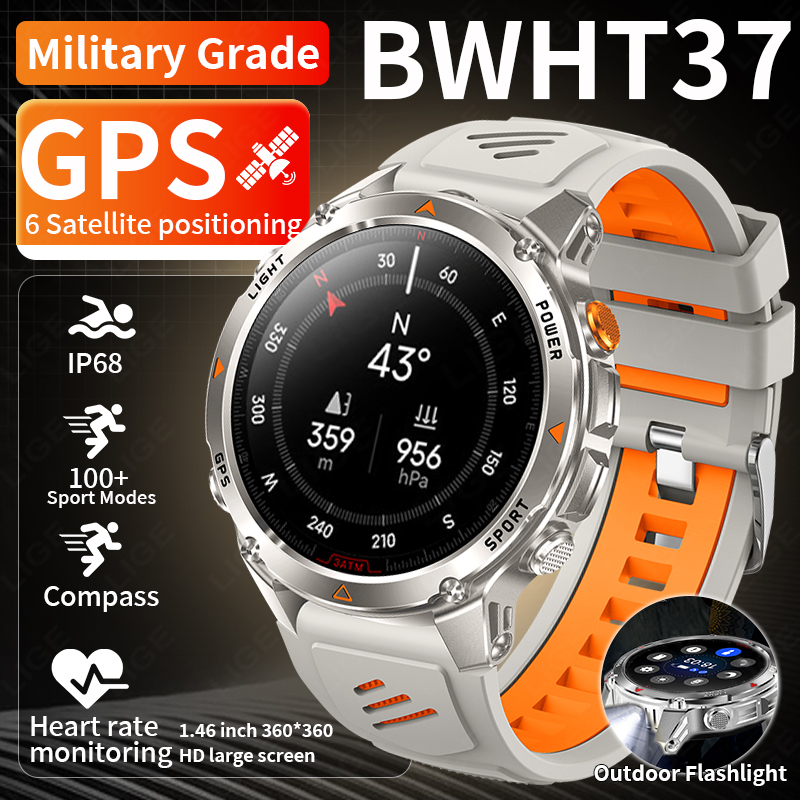 LIGE Sağlam GPS Takip Akıllı S - Smartwatch Sports Watches For Men incelemesi ve fiyatı