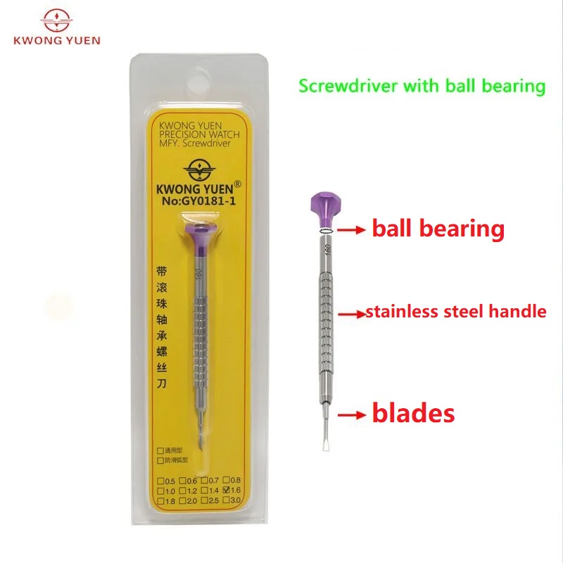 Kwong YUEN tornavidalar izle s - Watchmaker Screwdriver incelemesi ve fiyatı