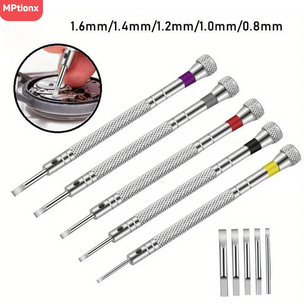 5 adet/takım 0.8-1.6mm Çelik T - Watchmaker Screwdriver incelemesi ve fiyatı