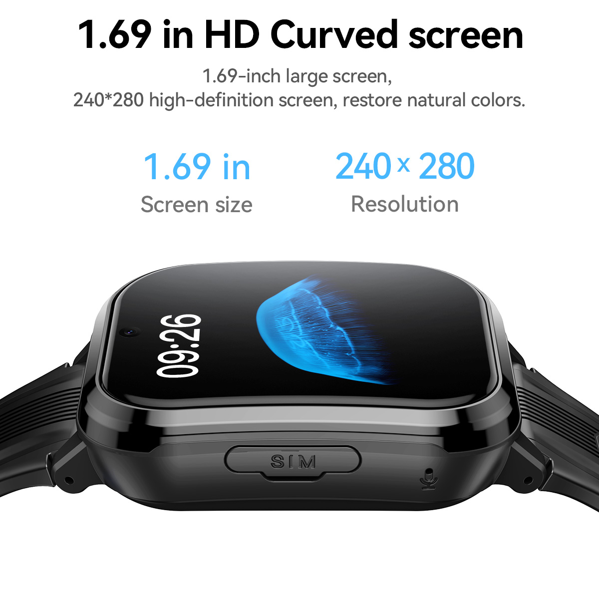 HOCO Y108 1.69 inç HD LCD Kavi - Smartwatch Watches For Kid Girl incelemesi ve fiyatı