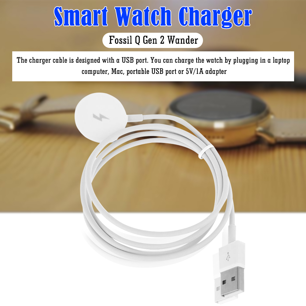 Saat şarj kablosu USB şarj sta - Fossil Watches Smartwatch Gen 3 incelemesi ve fiyatı